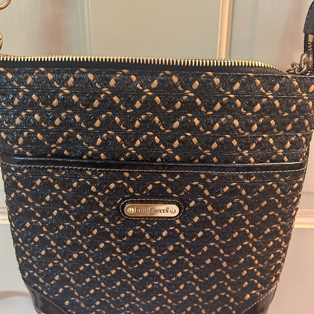 Eric Javits Black and Tan Women's Bag